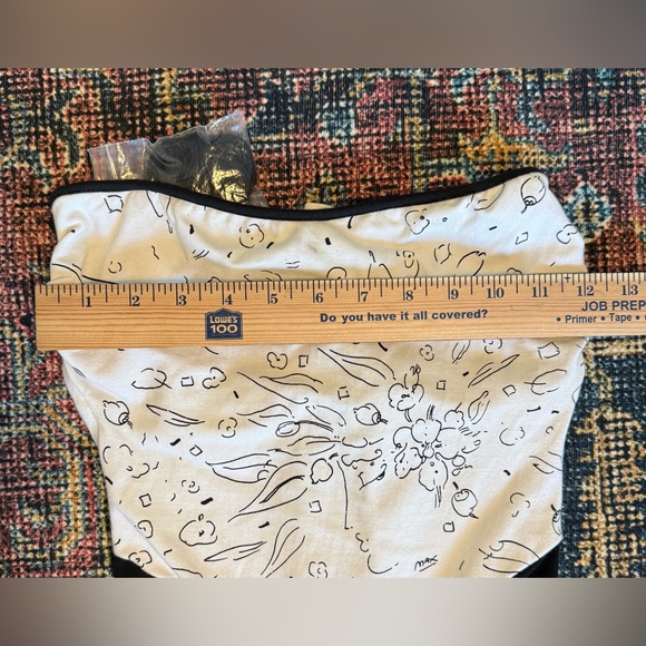 NWOT RARE VINTAGE DEAD STOCK PETER MAX NEO MAX SWIM SUIT SIZE 10. - Picture 13 of 14